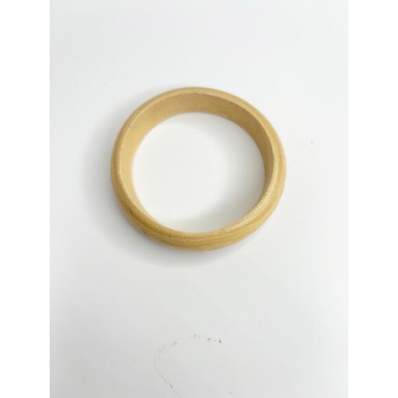 BOHO 1970s Wooden Statement Beaded Necklace & Bangle Set Tribal African Beach - Picture 5 of 5